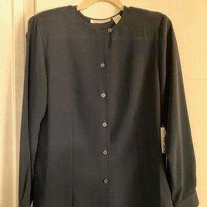 Chaus Navy Blouse - NWT
